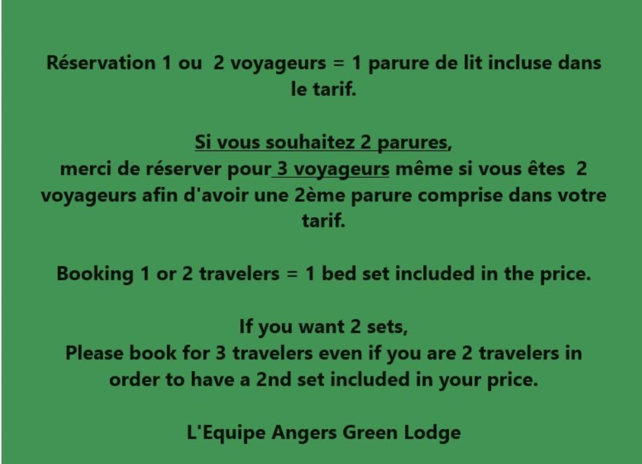 Angers Green Lodge - Cosy Studio Exterior photo